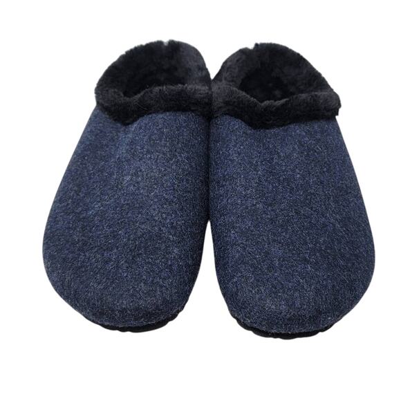 Fitory Men's Slide On Slippers Navy/Black 9/10 NWOT - Picture 1 of 4